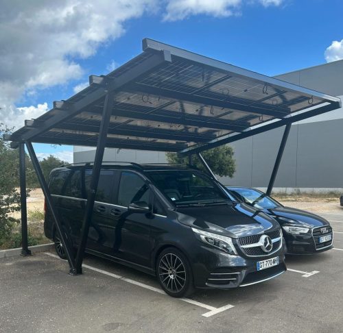 Carport solaire pour deux voitures