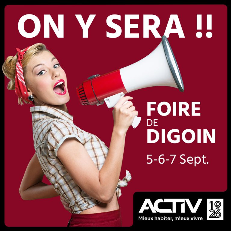 ACTIV participe à la Foire de Digoin, les 5-6-7 Sept 2025